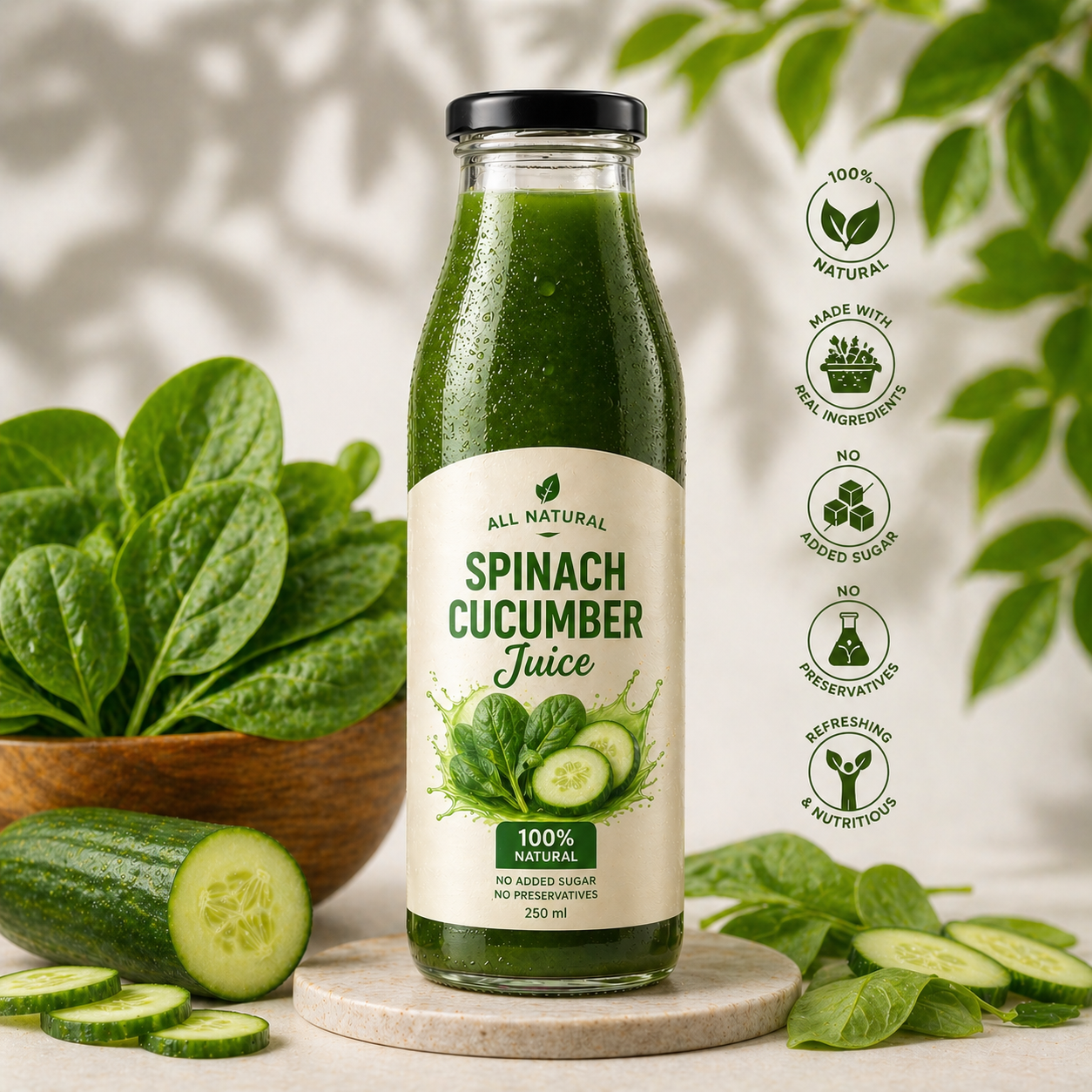 spinach Cucumber Juice 500 ml